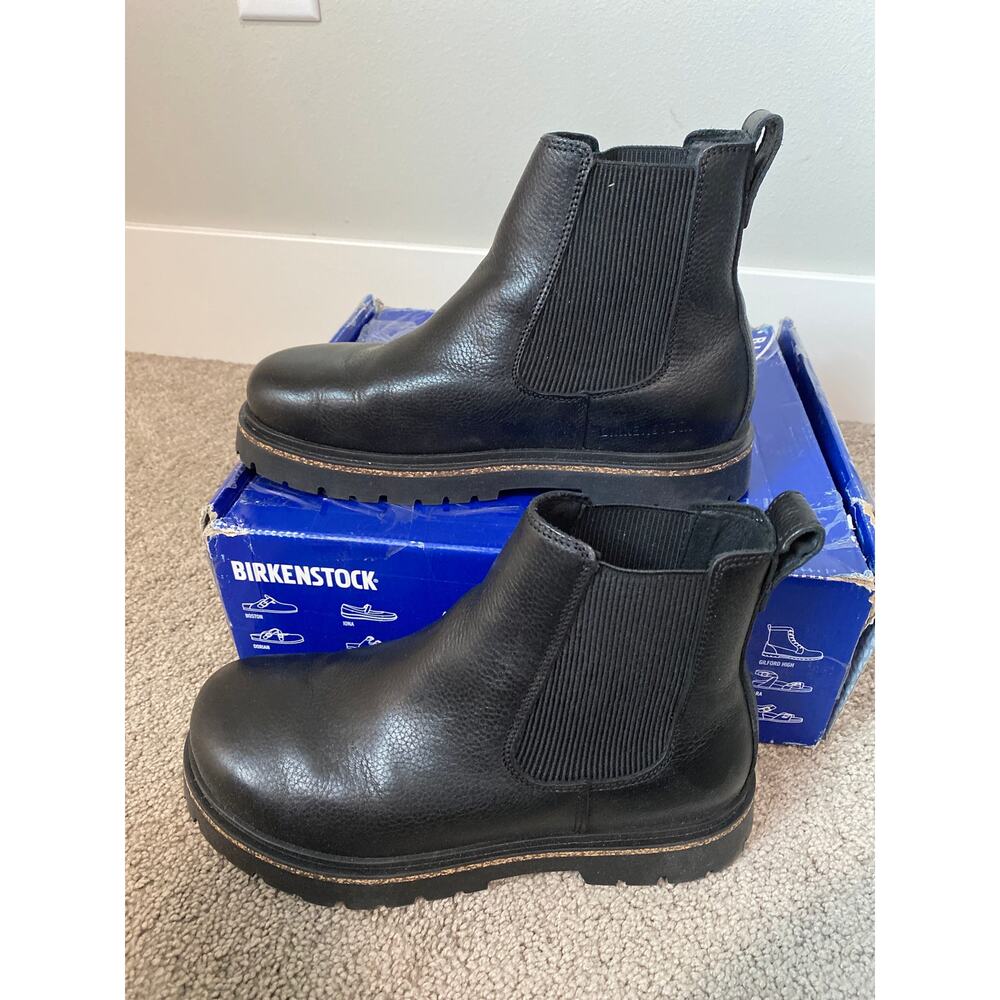 New Birkenstock Highwood Chelsea Ankle Boots Leather EU39 US Women's 8 - Picture 2 of 5